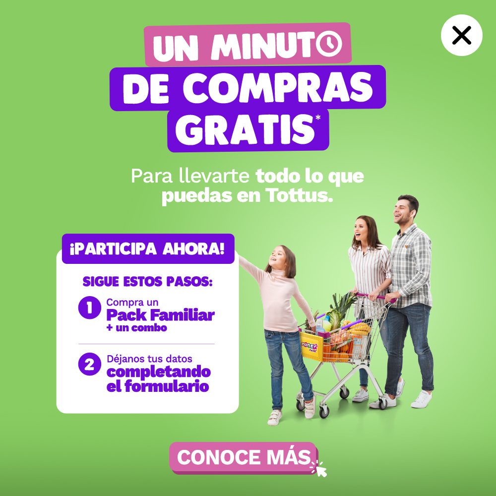 Un minuto de compras gratis