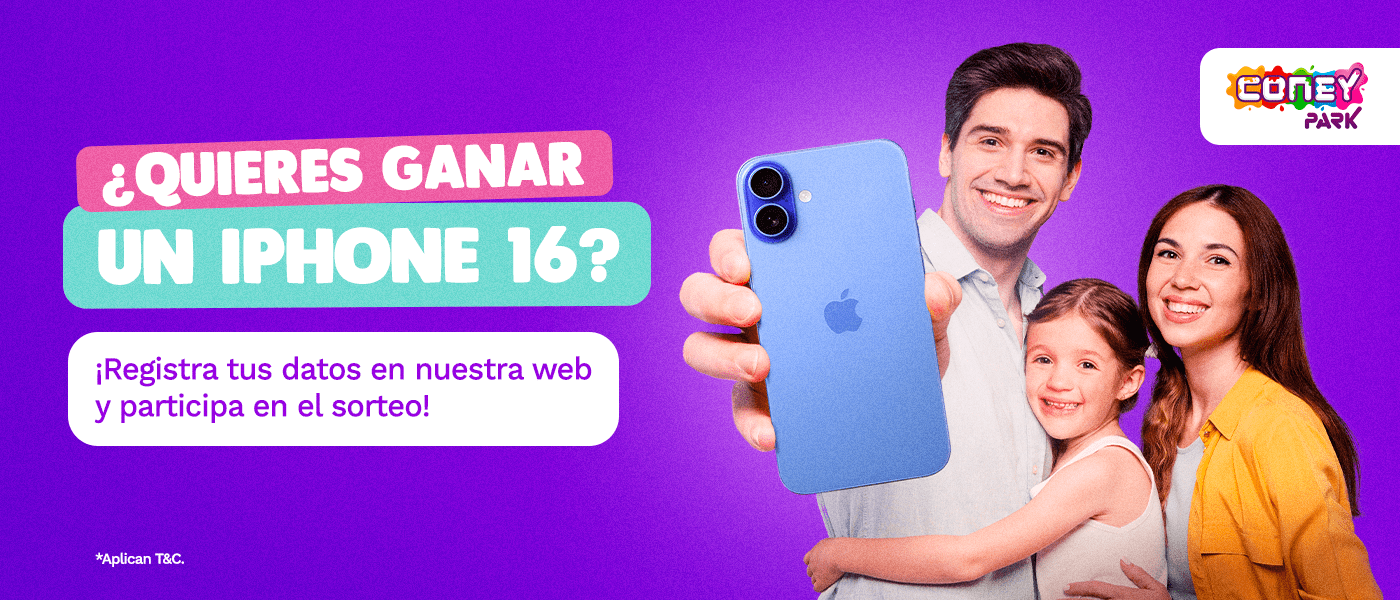 ¡Déjanos tus datos y participa por un IPhone16!