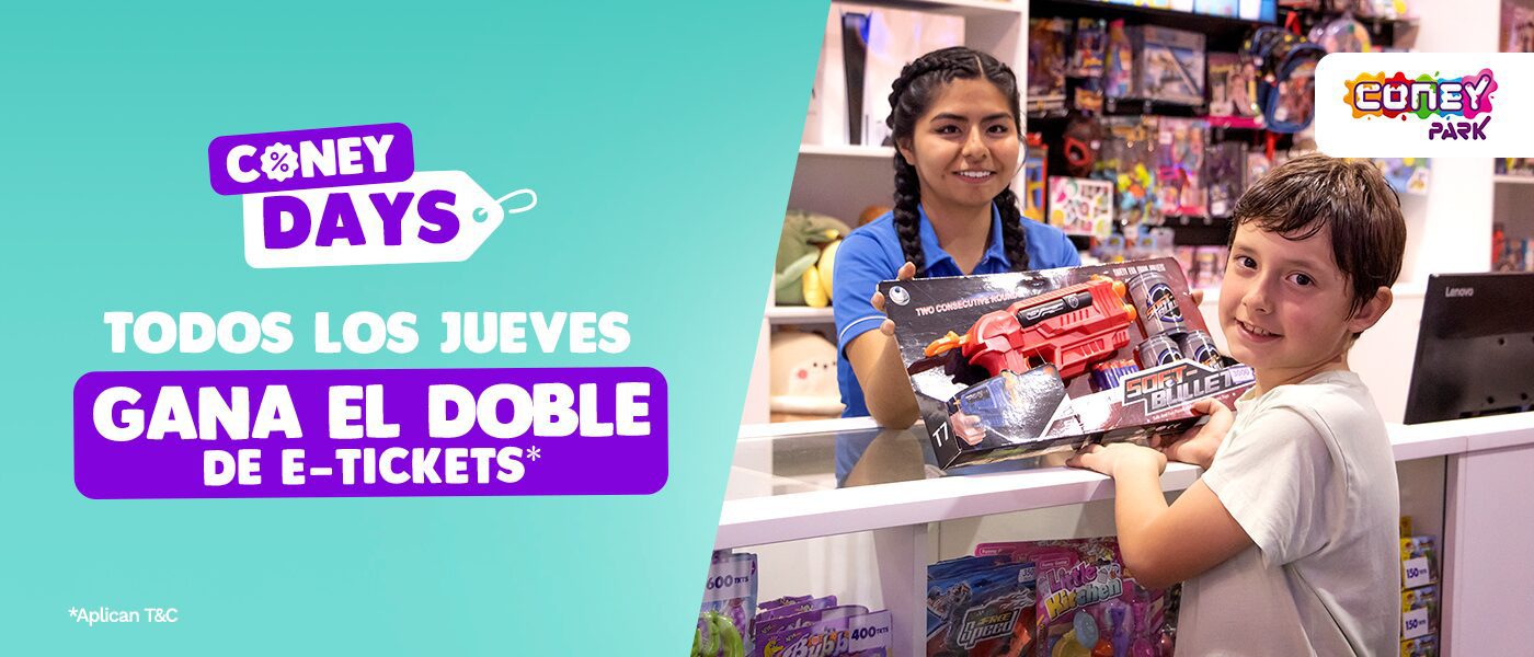 ¡Todos los jueves! Gana el doble de e-tickets