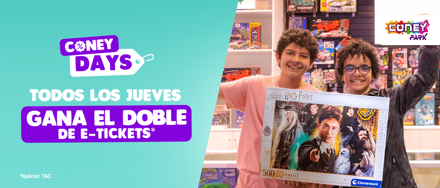 ¡Todos los jueves! Gana el doble de e-tickets