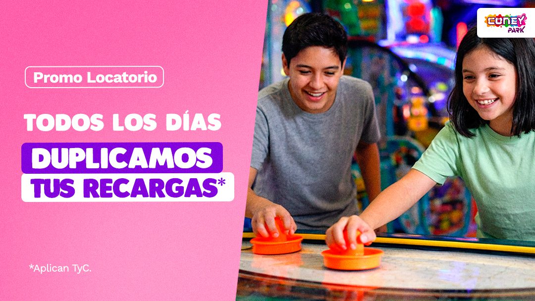 Todos los días, duplicamos tus recargas!