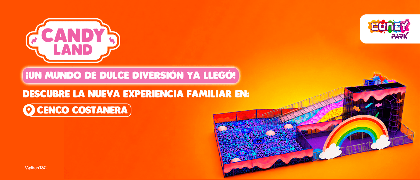 ¡Candyland llegó a C.C. Cenco Costanera!