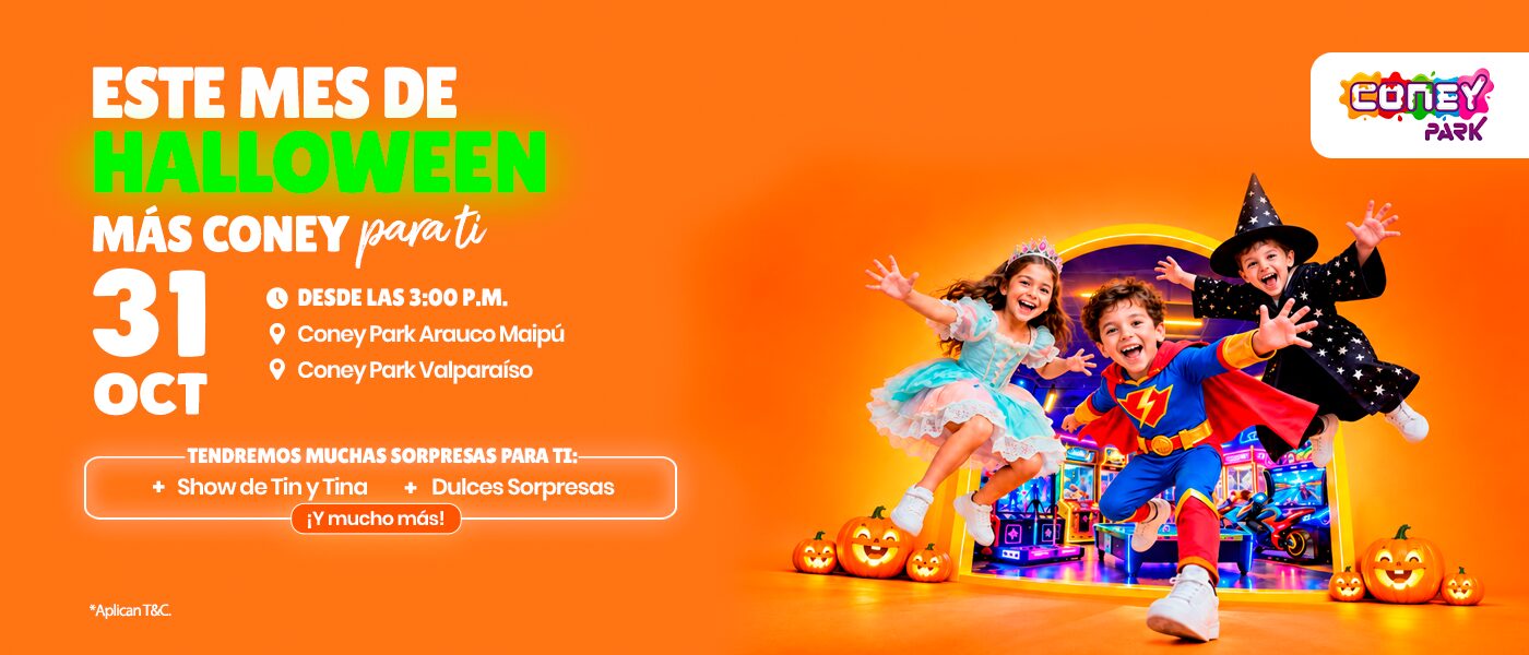 ¡Celebremos este Halloween en Coney Park!